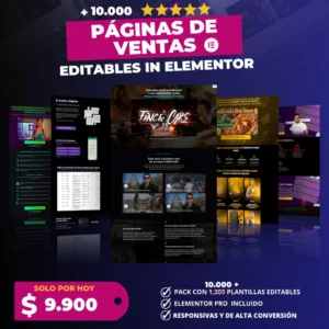 paginas de ventas elementor