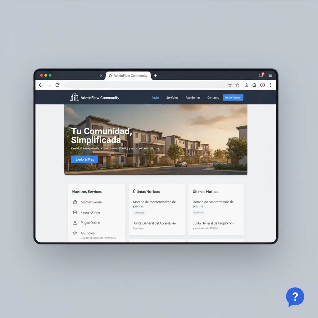 Sección de servicios para comunidades